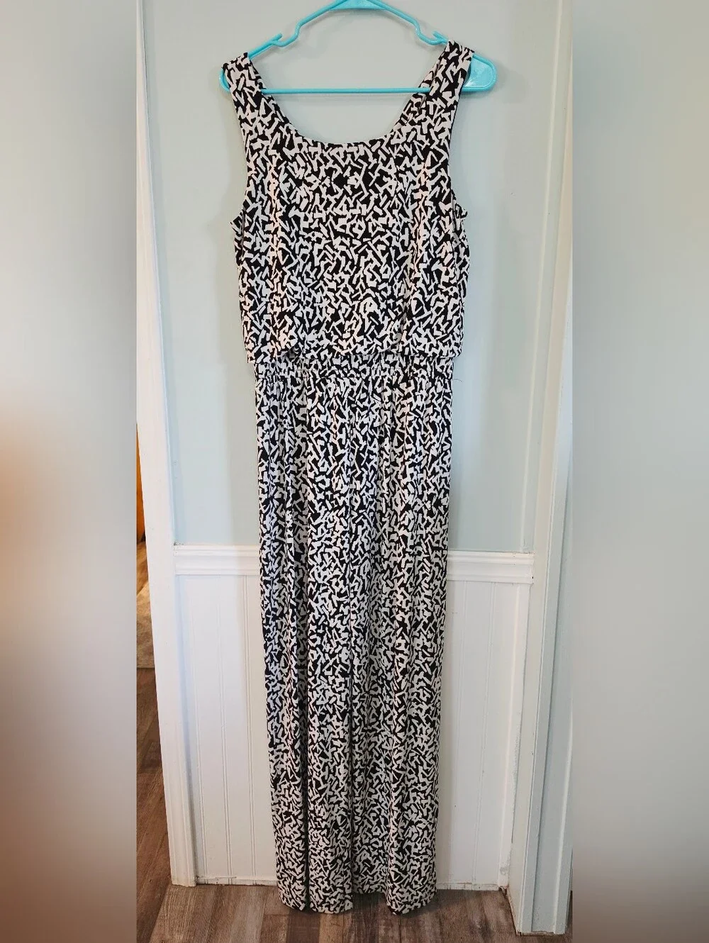Black & White Printed Jumpsuit